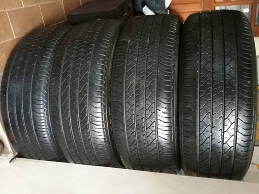 ยาง Dunlop ผลิต made in japan ขอบ 18  235 / 55 / 18