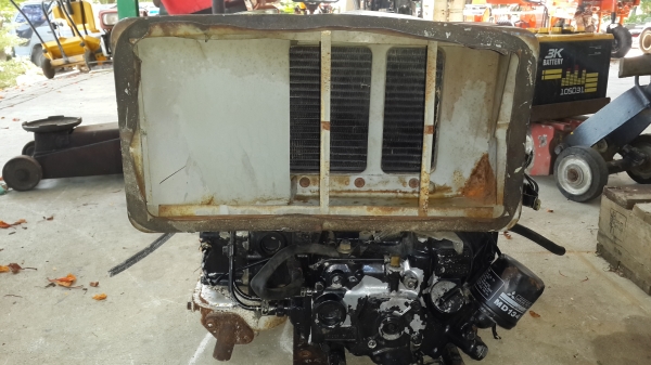 2 สูบ mitsu  10 แรง หม้อน้ำในตัว รหัส N - 5