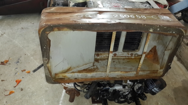 2 สูบ mitsu  10 แรง หม้อน้ำในตัว รหัส N - 5