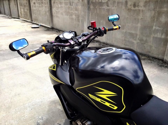 KAWASAKI ZX9 ปี2001 ทะเบียนแท้โอนข.ส. ภาษีพรบ.หมด59 แต่งเป็น Z800 เครื่องจบแรง ราคา109000