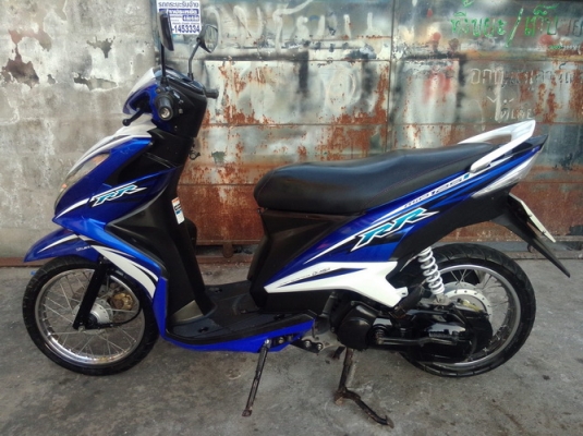 Mio125i รถปี56 สีน้าเงิน-ขาว หัวฉีดประหยัดน้ำมัน สวยๆครับ