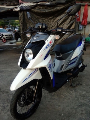 Yamaha TTX สี ขาว-น้ำเงิน หัวฉีดประหยัดน้ำมัน รถปี56 สีสวยๆเลยครับ