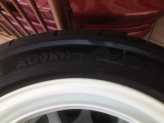 ล้อเเท้ ENKEI PRO2 ขอบ16กว้าง7อ๊อฟ43 4รู100สีเดิมติดยางซิ่งAD07ดอกยังสวย