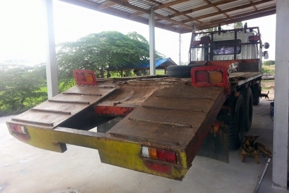 พ่อเลี้ยง จ.ลำพูนรับรถกลับบ้านเรียบร้อยครับ มิตซู ไอ้หลง FN527MA 6D16 -195 แรง 2เพา โลไฮเกียร์ใหญ่10 สปีค เทนเลอร์ลากแม็คโค PC 200 สภาพพร้อมบรรทุก ทะเบียนเอกสารพร้อมโอน ราคา 655,000บ ครับท่าน