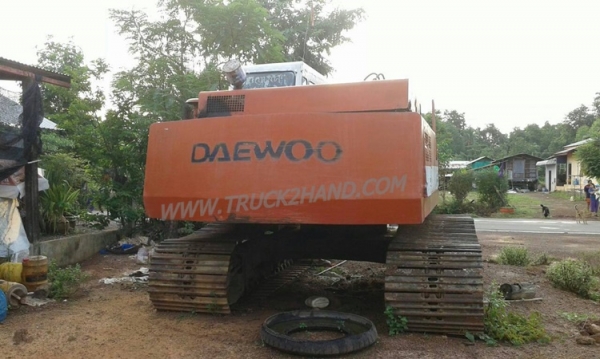 รถแบคโฮ ยี่ห้อ DAEWOO  รุ่น DH220LC  ปีจดทะเบียน 2540