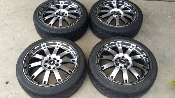 VIP ขอบ 17 4รู100/114 สวยๆ พร้อมยาง ครบชุด