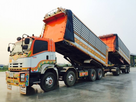 ขายรถพ่วง 24 ล้อ ดั้มเกษตรค่ะ