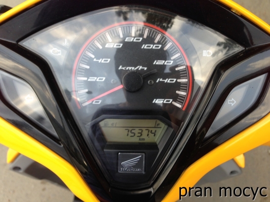 ขายClick 125i สีเหลืองดำ ปี2014รถวิ่งมา7,537กม.