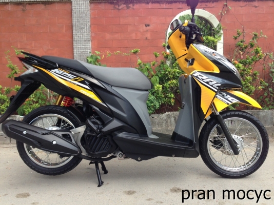 ขายClick 125i สีเหลืองดำ ปี2014รถวิ่งมา7,537กม.