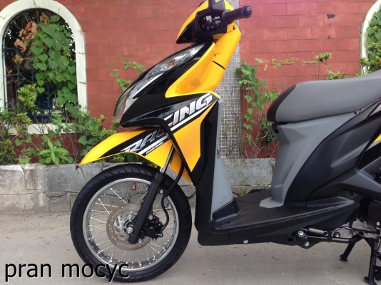 ขายClick 125i สีเหลืองดำ ปี2014รถวิ่งมา7,537กม.