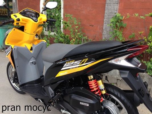 ขายClick 125i สีเหลืองดำ ปี2014รถวิ่งมา7,537กม.