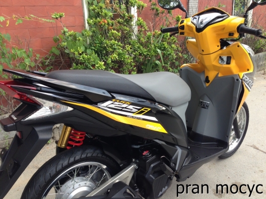 ขายClick 125i สีเหลืองดำ ปี2014รถวิ่งมา7,537กม.