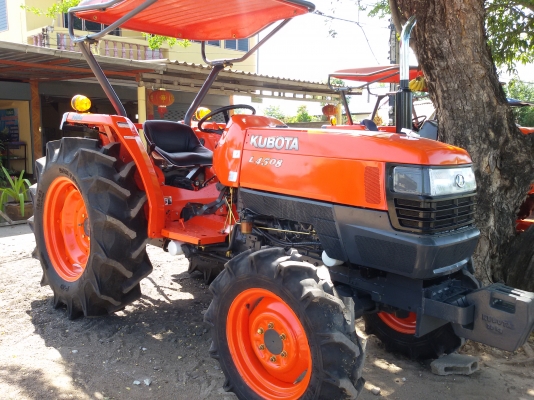 ปัญญาแทรคเตอร์..จัดมาให้ครับ ด่วน!!!คูโบต้า L4508  พร้อมโรตาลี่ตราช้าง RX180 ยางใหม่ 4เส้น เล่มพร้อมครับ (ใบมีดใหม่ 39,000)