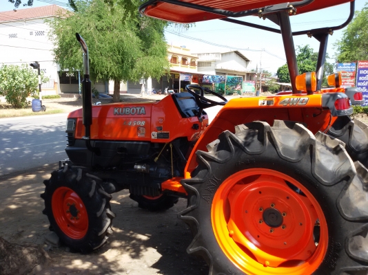 ปัญญาแทรคเตอร์..จัดมาให้ครับ ด่วน!!!คูโบต้า L4508  พร้อมโรตาลี่ตราช้าง RX180 ยางใหม่ 4เส้น เล่มพร้อมครับ (ใบมีดใหม่ 39,000)