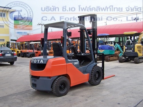 ขายรถ โฟล์คลิฟท์ TOYOTA รุ่น 8FDL30 (รถใหม่ปี 2015 เดือน3)