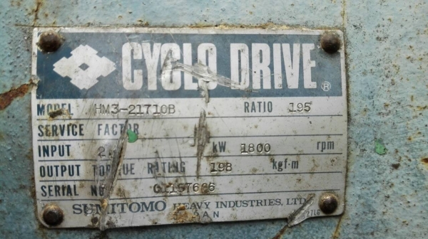 Sale>>หัวเกียร์ทด Cyclo Drive Sumitomo อัตราทด 1:195 หมุนนิ่ม โทร 089-2499-123 นครปฐม