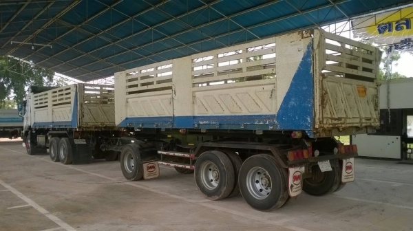 ขายรถพ่วงดั้มแม่-ลูก ISUZU DECA 360 ปี 53 สภาพสวยเดิมพร้อมใช้ ดั้มสามมิตร ลูก 3 คานแท้ ทะเบียนพร้อมโอน ราคาต่อรองได้ครับ