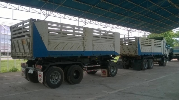 ขายรถพ่วงดั้มแม่-ลูก ISUZU DECA 360 ปี 53 สภาพสวยเดิมพร้อมใช้ ดั้มสามมิตร ลูก 3 คานแท้ ทะเบียนพร้อมโอน ราคาต่อรองได้ครับ