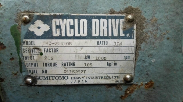 Sale>>หัวเกียร์ทด Cyclo Drive Sumitomo อัตราทด 1:104 หมุนนิ่ม โทร 089-2499-123 นครปฐม!!