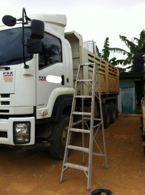 ขายรถบรรทุก 22 ล้อพ่วงแม่ลูกดัมพ์ ISUZU DECA 360 แรงม้าปี 2553 ลูกพ่วงสามมิตร 3 เพลา ราคา 2500000