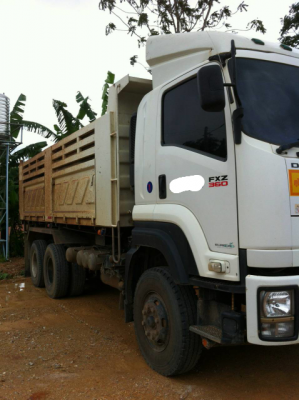 ขายรถบรรทุก 22 ล้อพ่วงแม่ลูกดัมพ์ ISUZU DECA 360 แรงม้าปี 2553 ลูกพ่วงสามมิตร 3 เพลา ราคา 2500000