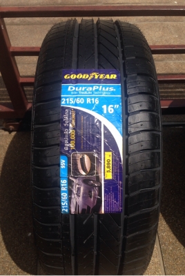 ยางใหม่ Goodyear Duraplus 215 60 16 เส้นล่ะ 2,000 ราคาคุ้มๆ ยางใหม่ Goodyear Duraplus 215 60 16 เส้นล่ะ 2,000 ราคาคุ้มๆ