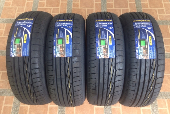 ยางใหม่ Goodyear Excellence 185 55 16 ปี15 เส้นล่ะ 2,000 ราคาเร้าใจสุดๆ