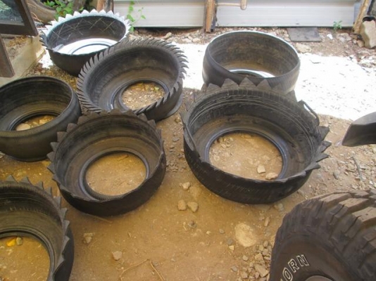 ขายกระถางยางรถยนต์