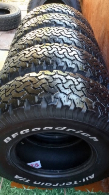 ยาง bf all 31 x 10.5 r15 สวยๆ 5 เส้นครับ ยาง bf all 31 x 10.5 r15 สวยๆ 5 เส้นครับ