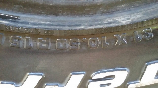 ยาง bf all 31 x 10.5 r15 สวยๆ 5 เส้นครับ ยาง bf all 31 x 10.5 r15 สวยๆ 5 เส้นครับ