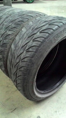 195/45R15 SONAR SX-1 ปี12 ชุด 4 เส้น tel.081-427-3941