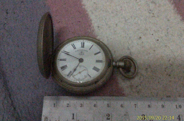 นาฬิกา พกตลับแป้งไขลาน โบราณ F Bachschmid