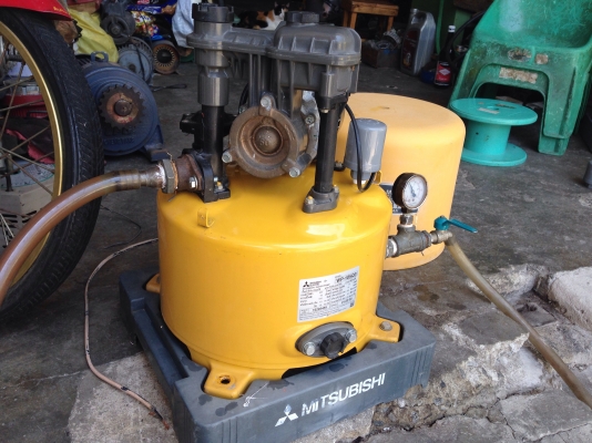 ขายปั้มน้ำอัตโนมัติ Mitsubishi 100W สภาพสวย ตรวจเช็คแรงดันเรียบร้อยแล้ว ไม่มีรั่วซึม พร้อมใช้งาน