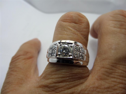 แหวนเงิน 925 เพชรสวิสแท้