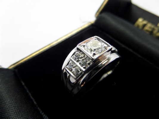 แหวนเงิน 925 เพชรสวิสแท้