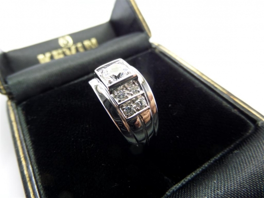 แหวนเงิน 925 เพชรสวิสแท้