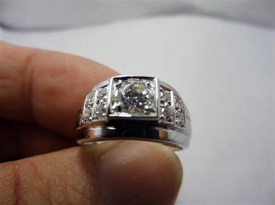 แหวนเงิน 925 เพชรสวิสแท้