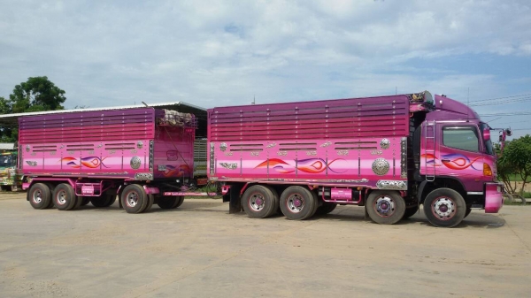 ฝากขายรถฮีโน344ปี55พ่วงแม่ลูกดั้มสามเพลา