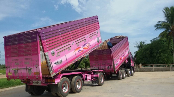 ฝากขายรถฮีโน344ปี55พ่วงแม่ลูกดั้มสามเพลา