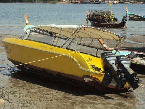 ขายด่วน เรือเร็ว 36 ฟุต พร้อมเครื่องยามาฮ่า 250 EFL
