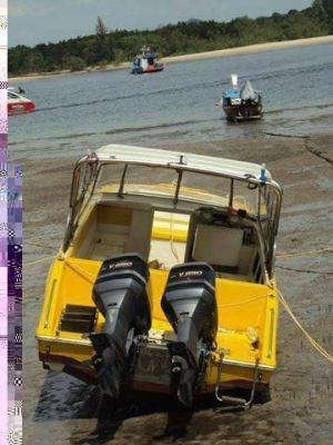 ขายด่วน เรือเร็ว 36 ฟุต พร้อมเครื่องยามาฮ่า 250 EFL