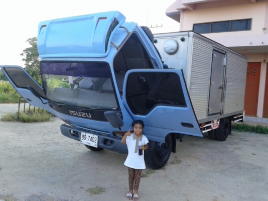 ขายแล้ว !!! ISUZU NPR 120 ตู้แห้ง ยาว 5เมตร จดปี 39