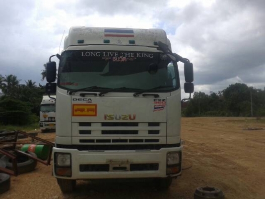 ขายรถบรรทุก 22 ล้อพ่วงแม่ลูกดัมพ์ ISUZU DECA 360 แรงม้าปี 2553 ลูกพ่วงสามมิตร 3 เพลา ราคา 2280000