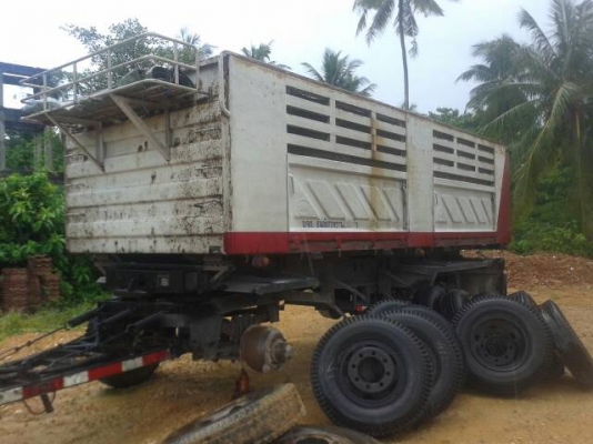 ขายรถบรรทุก 22 ล้อพ่วงแม่ลูกดัมพ์ ISUZU DECA 360 แรงม้าปี 2553 ลูกพ่วงสามมิตร 3 เพลา ราคา 2280000