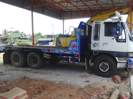 ขายรถบรรทุก 10 ล้อเทรลเลอร์ HINO FM18 ใส่เครื่อง EP100 285 แรงม้า หัวไฮเทค ช่วงล่าง ZM 8 น็อต 2 เพลาสโลว์ดึง ราคา 850000