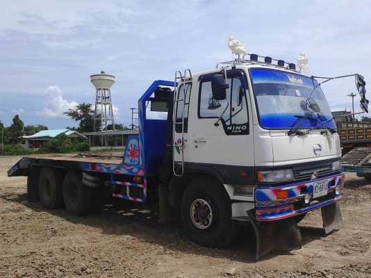 ขายรถบรรทุก 10 ล้อเทรลเลอร์ HINO FM18 ใส่เครื่อง EP100 285 แรงม้า หัวไฮเทค ช่วงล่าง ZM 8 น็อต 2 เพลาสโลว์ดึง ราคา 850000