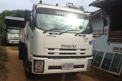 หกล้อ อีซูซุ FTR 240แรง ดั้มสามมิตรแท้ ปี56 สภาพนางฟ้าสวยจัดใช้งานน้อย วิ่งแค่ 6,236กม เล่มทะเบียนพร้อมโอน