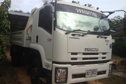 หกล้อ อีซูซุ FTR 240แรง ดั้มสามมิตรแท้ ปี56 สภาพนางฟ้าสวยจัดใช้งานน้อย วิ่งแค่ 6,236กม เล่มทะเบียนพร้อมโอน