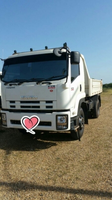 หกล้อ อีซูซุ FTR 240แรง ดั้มสามมิตรแท้ ปี56 สภาพนางฟ้าสวยจัดใช้งานน้อย วิ่งแค่ 6,236กม เล่มทะเบียนพร้อมโอน