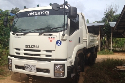 หกล้อ อีซูซุ FTR 240แรง ดั้มสามมิตรแท้ ปี56 สภาพนางฟ้าสวยจัดใช้งานน้อย วิ่งแค่ 6,236กม เล่มทะเบียนพร้อมโอน